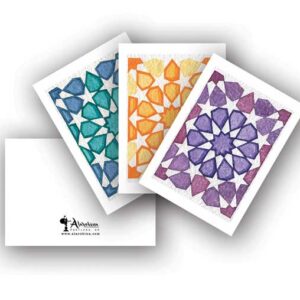 Ten-fold-sacred-islamic-geometry-handpainted-watercolor-greeting-cards